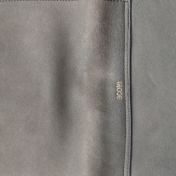 Acote suede grayish blue bag. - Picture 8 of 11